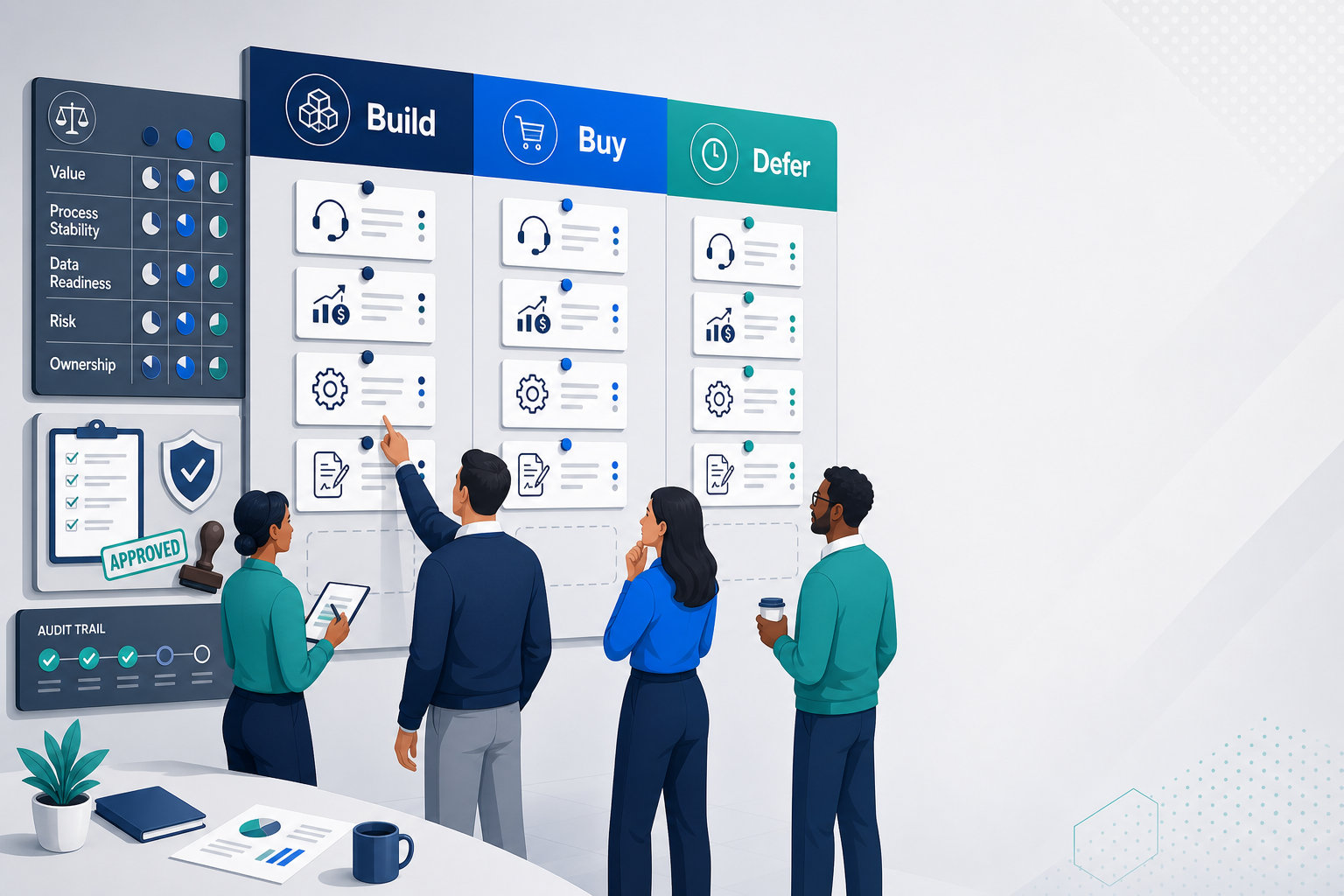 Should You Automate This Task? A Build, Buy, or Defer Decision Matrix for SMEs